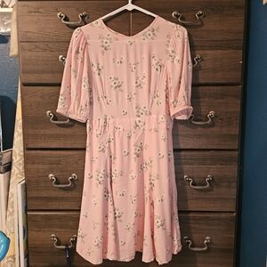 &Other Stories Blush Floral Dress